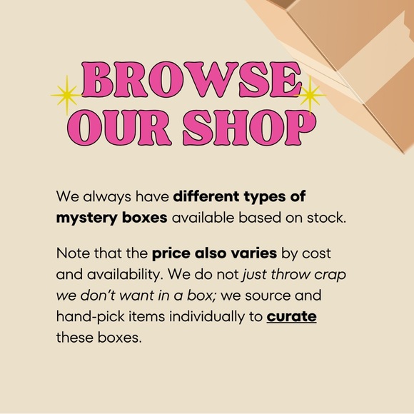 MALL BRANDS MYSTERY BOX 8 Piece Reseller Box: Assorted Brands & Sizes - Picture 4 of 5